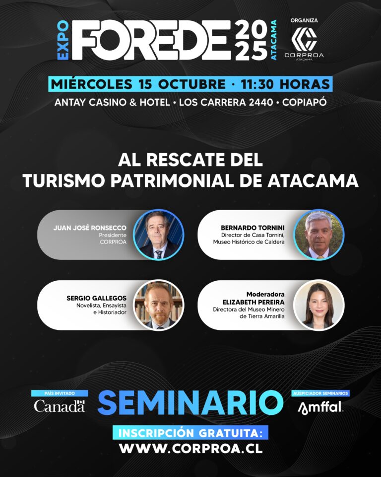 Seminario Al rescate del turismo patrimoial de Atacama